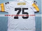 Pittsburgh Steelers #75 Greene White M&N Jerseys