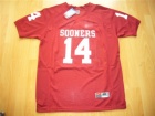 Oklahoma Sooners #14 Sam Bradford Red NCAA Football Jerseys