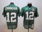Philadelphia Eagles #12 Randall Cunningham Green 1992 Throwback 99th Patch Jersey