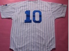 Chicago Cubs #10 RON SANTO mitchell&ness white jerseys