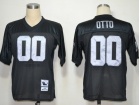 Oakland Raiders #00 Jim Otto Black M&N Jerseys