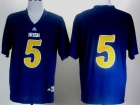 Addidas Norte Dame Fighting Irish #5 Manti Te'o Navy Blue 2012 Shamrock Series Football Jersey