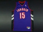 Toronto Raptors #15 Vince Carter Black/Purple New Swingman Jerseys