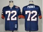 Chicago Bears #72 Perry Blue M&N With Big Nuber Jerseys