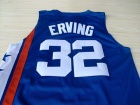 Brooklyn Nets #32 Julius Erving Blue ABA Hardwood Classic 1974-1976 Swingman Jerseys