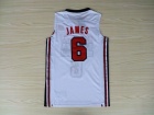 Dream Team #6 James White 2012 USA Retro Jerseys