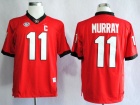 Georgia Bulldogs #11 Aaron Murray Red College Football Limited Jerseys