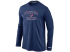 Nike Houston Texans Heart & Soul Long Sleeve T-Shirt D.Blue