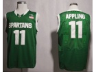 Michigan State Spartans #11 Keith Appling Green College Basketball Jerseys 