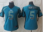 Jacksonville Jaguars #5 Blake Bortles Green Nike Drift Fashion Women Jerseys