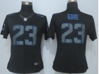Nike Indianapolis Colts #23 Frank Gore Black Impact Women Limited Jersey