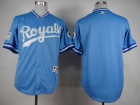 Kansas City Royals Blank Blue 1985 Turn Back The Colock Jersey
