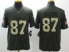 Green Bay Packers #87 Jordy Nelson Green Salute to Service Limited Jerseys