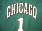Chicago Bulls #1 Derrick Rose Green Rev 30 Short Sleeve Jerseys