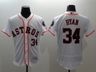 Houston Astros #34 Nolan Ryan White Flexbase Jerseys