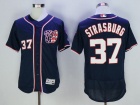 Washington Nationals #37 Stephen Strasburg Blue Flexbase Jerseys