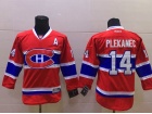 Youth Montreal Canadiens #14 Tomas Plekanec Red Hockey Jersey