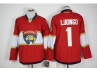 Florida Panthers #1 Roberto Luongo Red Hockey Jersey