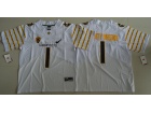 2016 Oregon Ducks Spring Game #1 Mighty Oregon Weebfoot 100th Rose Bowl Game Elite Jersey Navy Blue