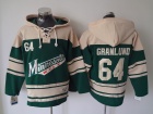 Minnesota Wild #64 Mikael Granlund Green Old Time Hockey Hoodie