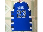One Tree Hill Ravens #23 Nathan Scott Blue Basketball Jersey