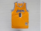 Los Angeles Lakers #8 Kobe Bryant New Style Yellow Stitched Hardwood Classic Basketball Jersey