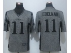 New England Patriots #11 Julian Edelman Gridiron Gray Limited Football Jerseys