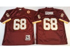 Washington Redskins #68 Russ Grimm Red Throwback Football Jerseys