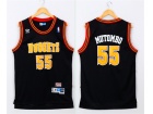 Denver Nuggets# 55 Dikembe Mutombo Black Stitched Basketball Jersey