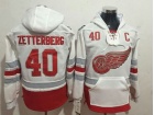 Detroit Red Wings #40 Henrik Zetterberg White 2017 Winter Classic Hockey Hoodie