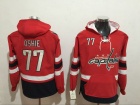 Washington Capitals #77 T.J. Oshie Red Pullover Hockey Hoodie