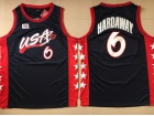 Dream Team #6 Penny Hardaway Blue 1996 USA Olympic Basketball Jerseys