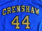 Crenshaw High School #44 Kobe Bryant Blue Basketball Jerseys
