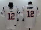 New England Patriots #12 Tom Brady White Men's Vapor Untouchable Limited Jersey