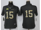 Women Cincinnati Bengals #15 John Ross Anthracite Salute To Service Limited Jersey