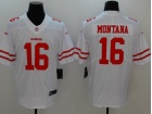San Francisco 49ers #16 Joe Montana White Men's Vapor Untouchable Limited Jersey
