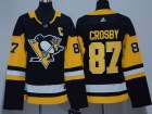 Adidas Pittsburgh Penguins #87 Sidney Crosby Black Youth Jersey