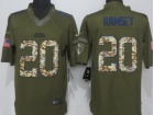 Jacksonville Jaguars #20 Jalen Ramsey Green Salute to Service Limited Jerseys