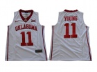 Oklahoma Sooners #11 Trae Young White College Basketball Jersey