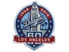 Men's Los Angeles Dodgers Majestic White 60th Anniversary Home On-Field Patch Flex Base Custom Jersey