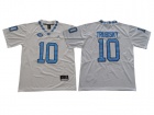 North Carolina #10 Mitch Trubisky White College Football Jersey