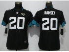 Womens Jacksonville Jaguars #20 Jalen Ramsey Black Vapor Limited Jersey