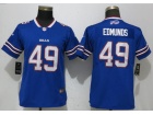 Women Buffalo Bills #49 Tremaine Edmunds Blue Vapor Untouchable Limited Jersey