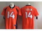 Denver Broncos #14 Courtland Sutton Orange New Style Nike Limited Jerseys