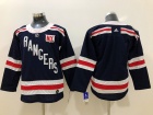 Adidas New York Rangers Blank Navy Blue Youth Hockey Jersey