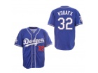Los Angeles Dodgers #32 Sandy Koufax Blue 1999-2000 Style Jersey