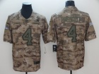 Dallas Cowboys #4 Dak Prescott Camo Salute to Service Vapor Limited Jersey