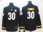 Pittsburgh Steelers #30 James Conner Black Long Sleeves Men's Vapor Untouchable Limited Jersey