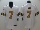 New Orleans Saints #7 Josh Hill White Color Rush Limited Jersey