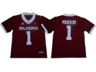Oklahoma Sooners #1 Kyler Murray Red New Style Limited Jersey